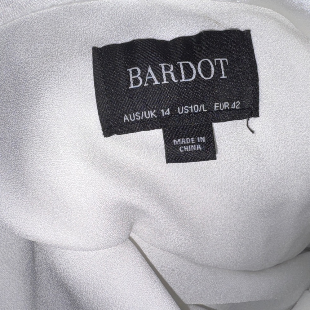 Bardot White Long Sleeve Dress - Picture 6 of 6
